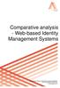 Comparative analysis - Web-based Identity Management Systems