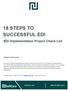 18 STEPS TO SUCCESSFUL EDI