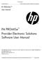 PA PROMISe Provider Electronic Solutions Software User Manual