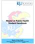 Master of Public Health Student Handbook