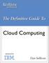 The Definitive Guide. Cloud Computing. Dan Sullivan