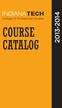 COURSE CATALOG 2013-2014
