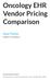 Oncology EHR Vendor Pricing Comparison