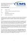 DEPARTMENT OF HEALTH & HUMAN SERVICES Centers for Medicare & Medicaid Services 7500 Security Boulevard Baltimore, Maryland 21244-1850