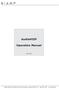 AudiaVOIP. Operation Manual