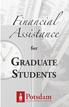 Financial Assistance. for. Graduate