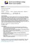 North Central Michigan College Master Course Syllabus