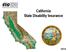 California State Disability Insurance