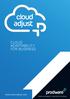 CLOUD ADAPTABILITY FOR BUSINESS