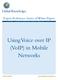 Expert Reference Series of White Papers. Using Voice over IP (VoIP) in Mobile Networks