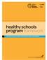healthy schools program framework