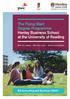 The Flying Start Degree Programme Henley Business School at the University of Reading