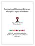 International Business Program Multiple-Degree Handbook