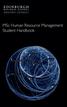 MSc Human Resource Management Student Handbook