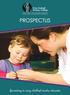 PROSPECTUS. Specialising in early childhood teacher education