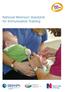 National Minimum Standards for Immunisation Training