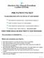 LASER CENTER PRK PATIENT PACKET PLEASE BRING BACK WITH YOU THE DAY OF YOUR SURGERY PRE-OPERATIVE INSTRUCTIONS PLEASE REVIEW CAREFULLY