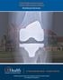 Knee Replacement Surgery Patient Information Manual