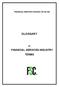 FINANCIAL SERVICES COUNCIL OF NZ INC GLOSSARY FINANCIAL SERVICES INDUSTRY TERMS