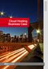 Cloud Hosting Business Case. www.dnseurope.net