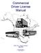 Commercial Driver License Manual