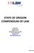 STATE OF OREGON COMPENDIUM OF LAW