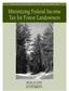 Minimizing Federal Income Tax for Forest Landowners