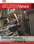 News. Disaster recovery The governance, economics and social impacts. Asian Disaster. Management. Asian Disaster Preparedness Center Volume 22 2015