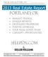 2013 Real Estate Report Portland, OR