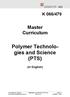 Polymer Technologies and Science (PTS)