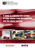 A guide to reducing the number of false alarms from fire-detection and fire-alarm systems