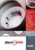 AlarmSense 2-wire detection and alarm system. Product Guide