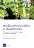 Handling ethical problems in counterterrorism. An inventory of methods to support ethical decisionmaking
