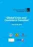 Global Crisis and. Countries in Transition by Faculty of Business Administration International University of Sarajevo June 19-20, 2014.