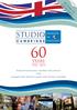 60 years of excellence. years o le. English Language courses for adults and summer and winter camps for young learners