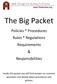 Policies * Procedures Rules * Regulations Requirements & Responsibilities