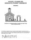 SCHOOL COUNSELING GRADUATE STUDENT HANDBOOK