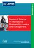 Master of Science in International Business Economics and Management