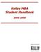 Kelley MBA Student Handbook 2005-2006