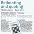 Estimating and quoting Fast and easy - Save time