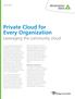 Private Cloud for Every Organization