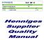 GLB QM 02. Supplier Quality Manual 03. 7/11/12 Supplier Quality 1 of 18. Revision Level. Issue Date Issuing Department Page
