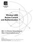 Wireless LAN Access Control and Authentication