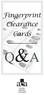 Fingerprint Clearance Cards