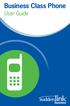 Business Class Phone. User Guide