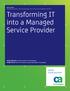 Transforming IT into a Managed Service Provider