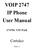 VOIP 2747 IP Phone User Manual
