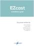 EZcast Installation guide