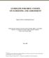 GUIDELINE FOR DRUG COURTS ON SCREENING AND ASSESSMENT
