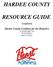 HARDEE COUNTY RESOURCE GUIDE